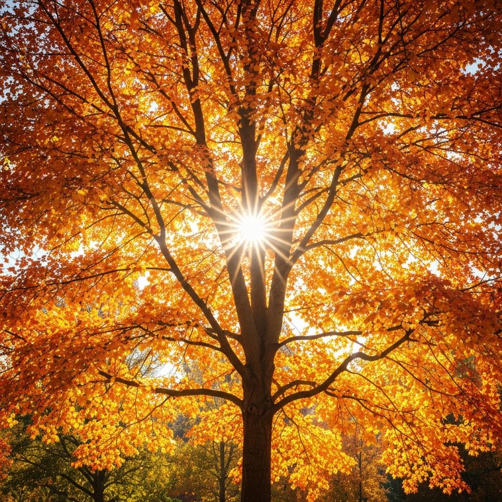 Sunčeva svetlost kroz drveće, metafora energije i vitalnosti